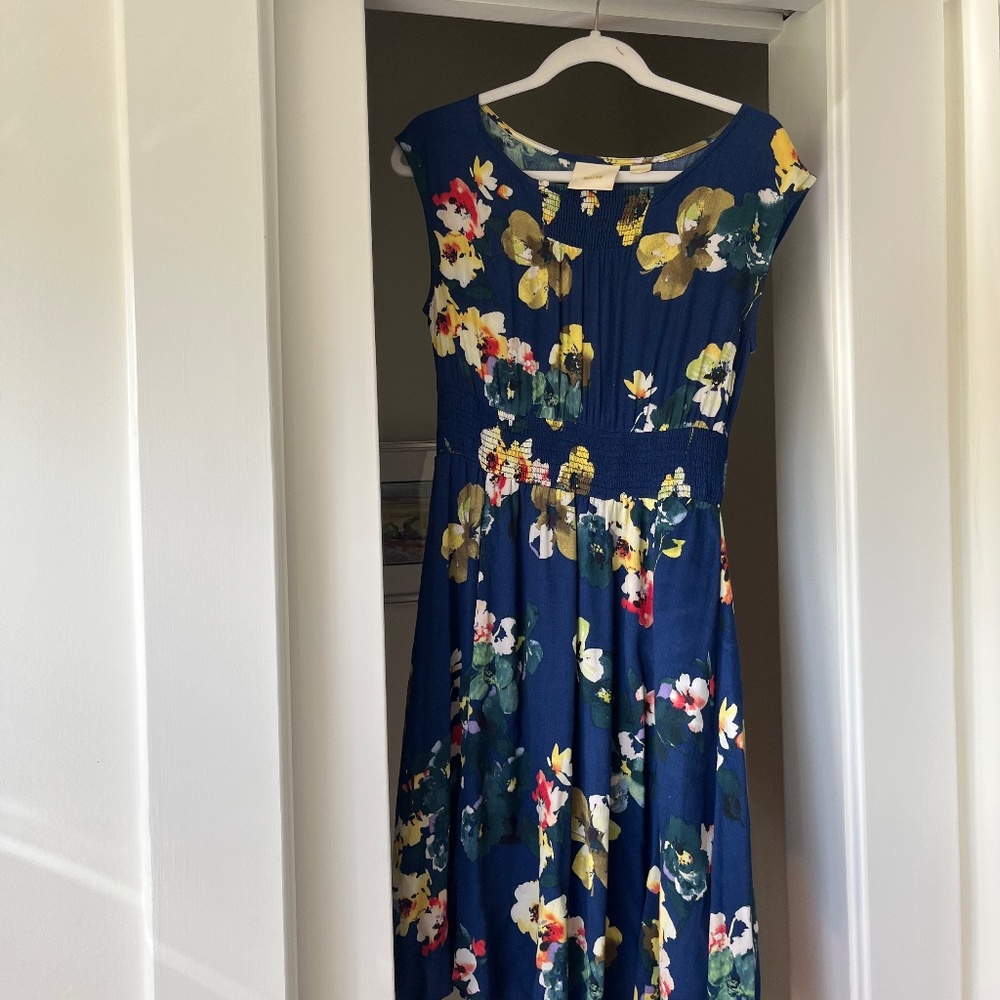 Maeve floral midi dress